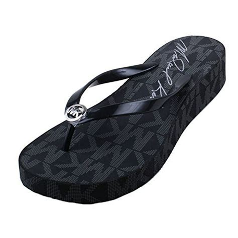 michael kors flip flops for women|michael kors flip flops clearance.